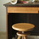 Vintage oak pedestal desk