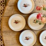 Set of 5 vintage plates