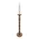 Art Deco turned wood floor lamp