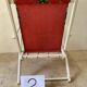 4 vintage garden chairs from the 70s with original floral fabric.