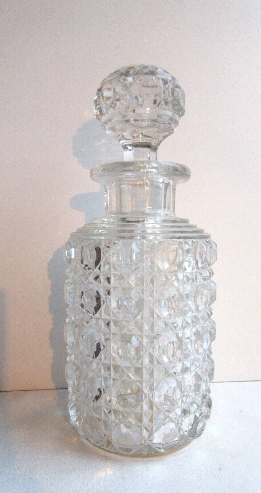 Large Baccarat crystal perfume bottle, Pierreries model, 21 cm