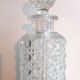 Large Baccarat crystal perfume bottle, Pierreries model, 21 cm