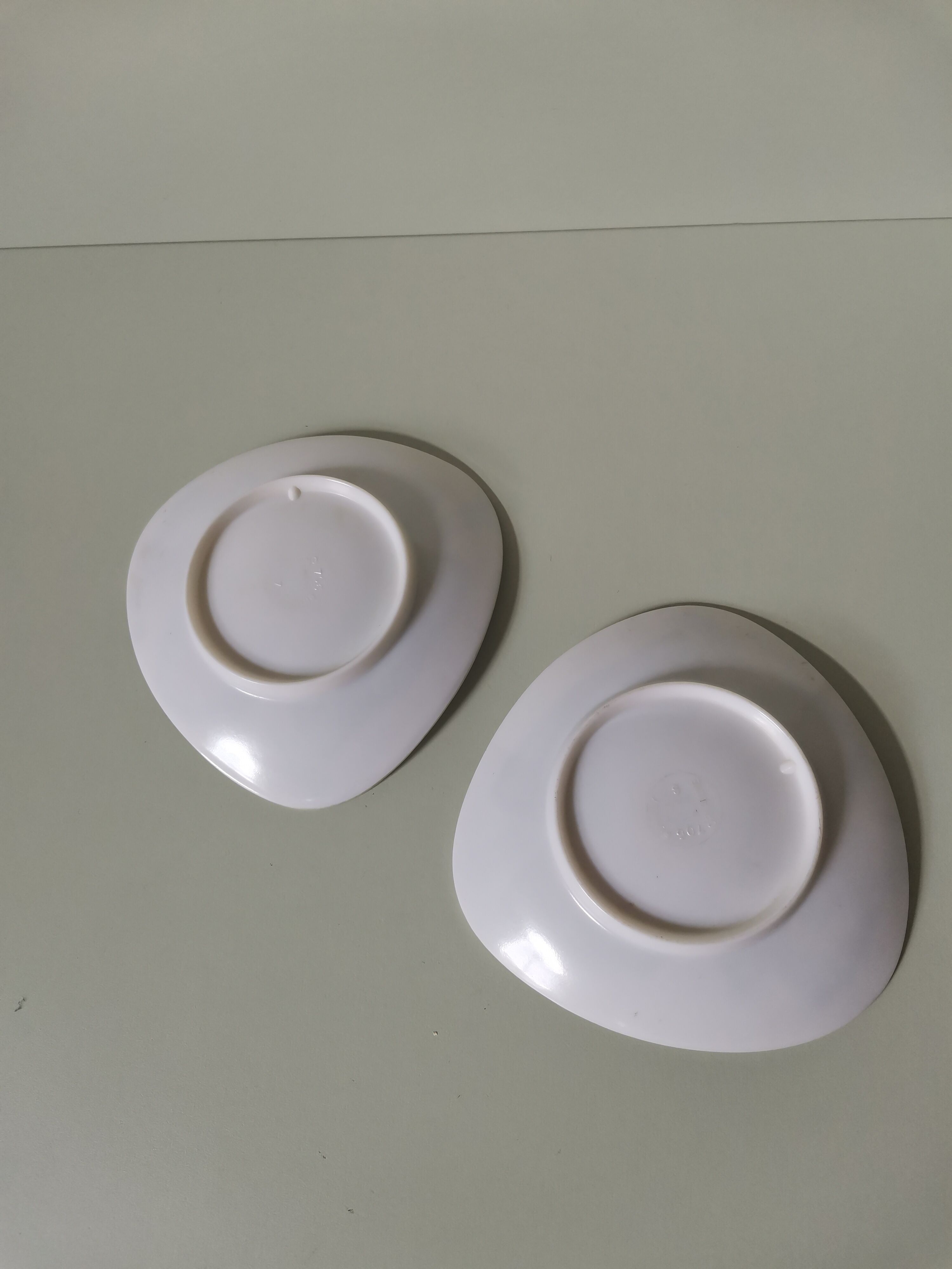 Set of 2 ashtray empty pocket 60s vitnage Plastorex Ornamine France