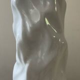 Vintage Brutalist Glazed Ceramic Vase