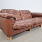 DS101 2-Seater Sofa in Leather from de Sede, 1970s