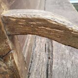 19th-century church pew, 245 cm long