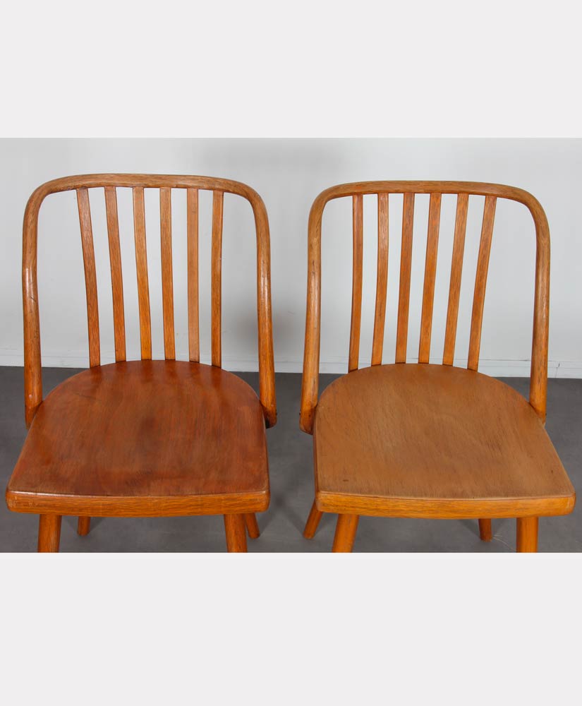 Ensemble de 4 chaises vintage par Antonin Suman pour Ton, 1960