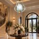 Charming Light Blu Murano Glass Chandelier by Barovier e Toso, 1950s