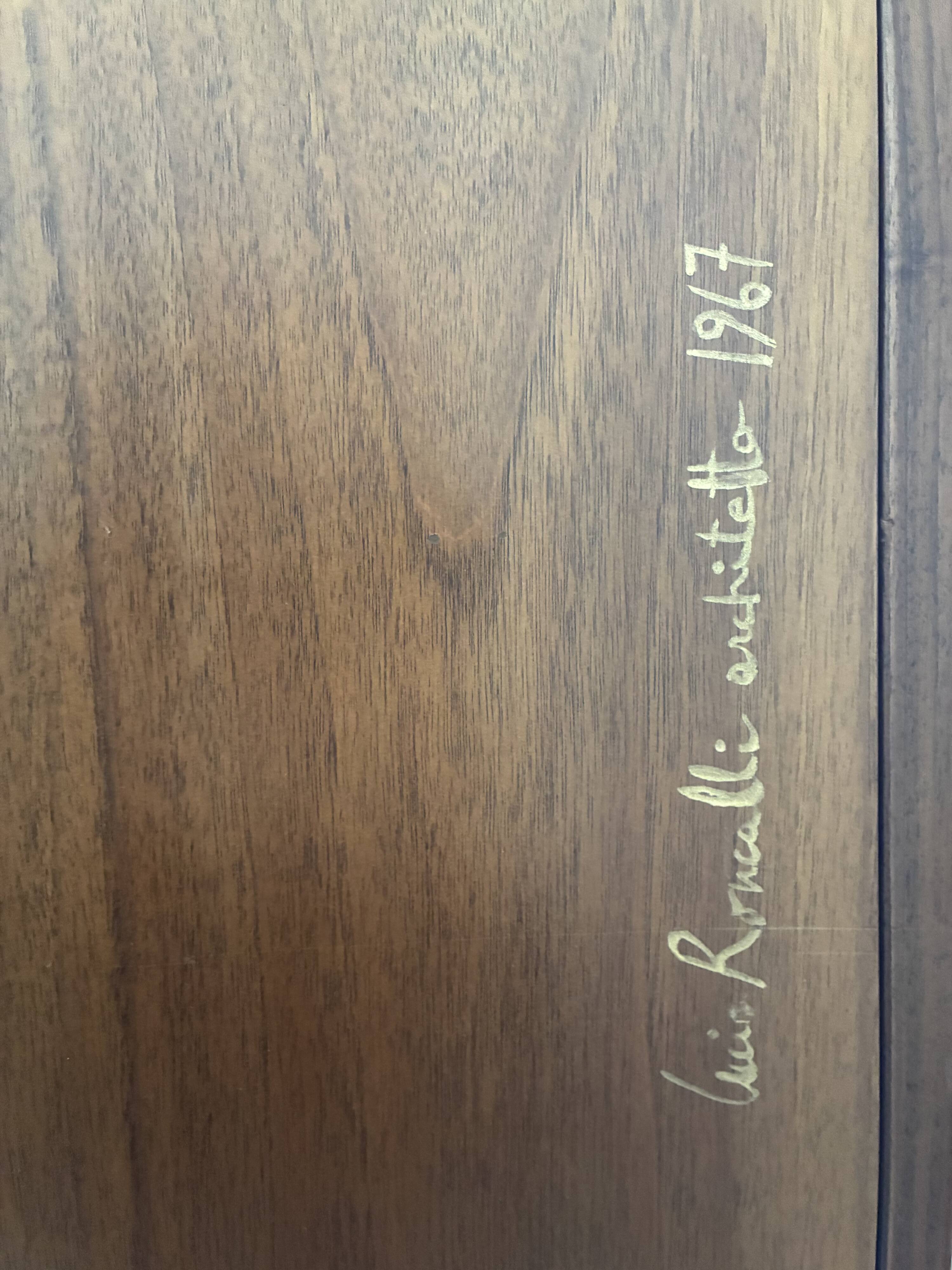 1 cabinet-garderobe signée Roncalli Architetto - 1967: