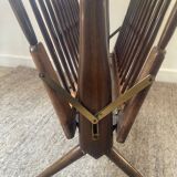 Folding magazine rack attributed to Ico Parisi-Italy from the 1950s