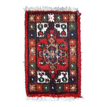 Tapis Vintage Hamadan en Laine, Années 1970, Élégance Authentique