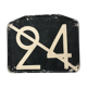 Old bus line plate No. 24 barred