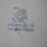 Handmade soup plate – Gruyère pottery – 1950s–70s