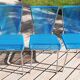 Lot de 4 chaises scoubidou années 60
