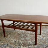 Scandinavian coffee table 60's model "GJ106" by Grete Jalk for Poul Jeppesen