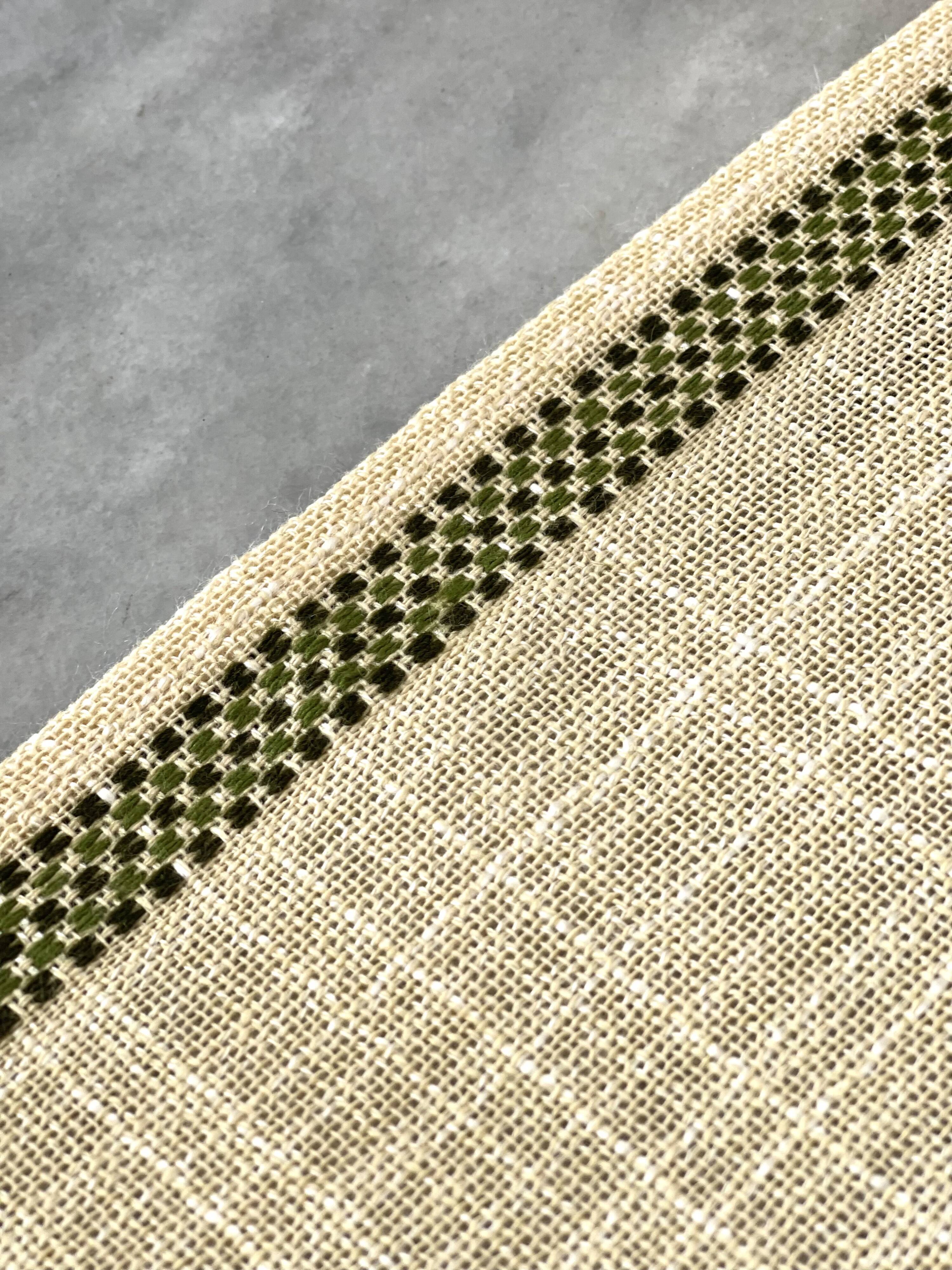 10 serviettes de table vintage 1970