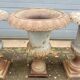 Large antique cast iron vase 100 cm