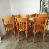 Set de 6 chaises bistrot