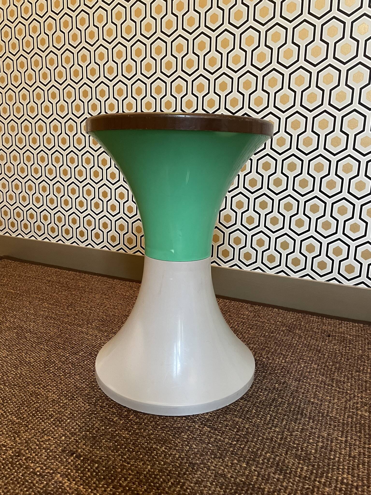 Tam Tam Stamp two-tone stool 70'.