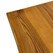 Vintage Pinewood Dining Table Desk with Drawer 60s Design