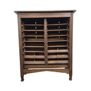 Commode/classeur/armoire de notaire vintage en bois