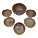 Pyrite stoneware service, salad bowl and bowls, vintage.