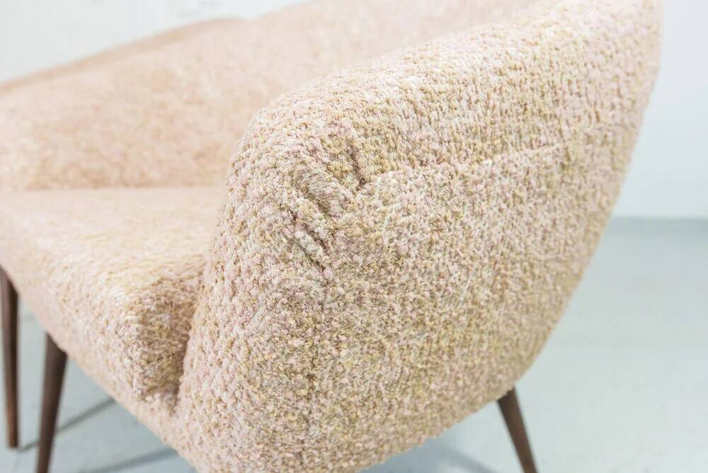 Vintage Pink Shell Armchairs “Fabian”, Lubuskie Fabryki Mebli, Poland, 1970
