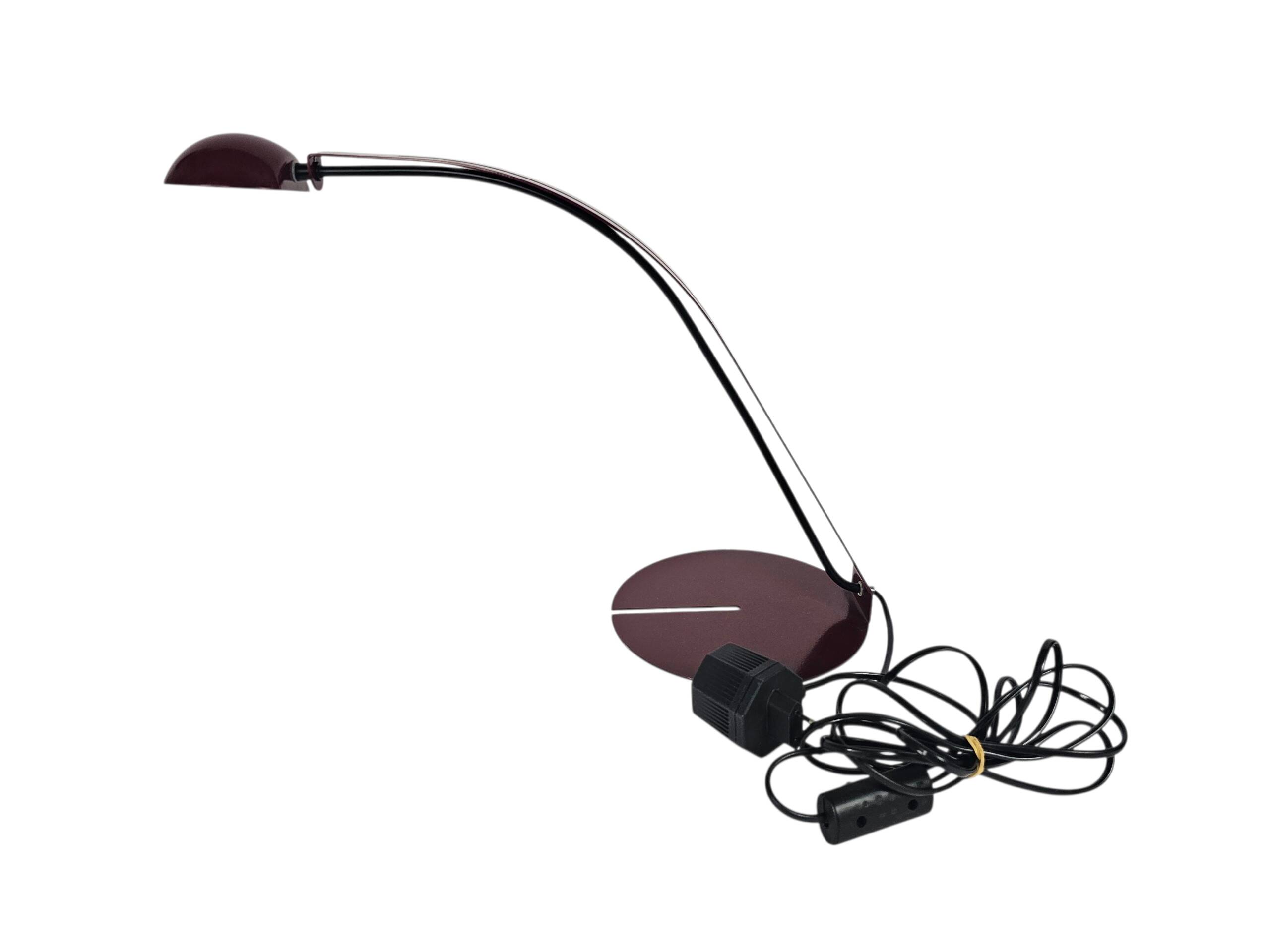 Herda Holland - Dutch design - model B1412 - halogen - Bordeaux - 80's