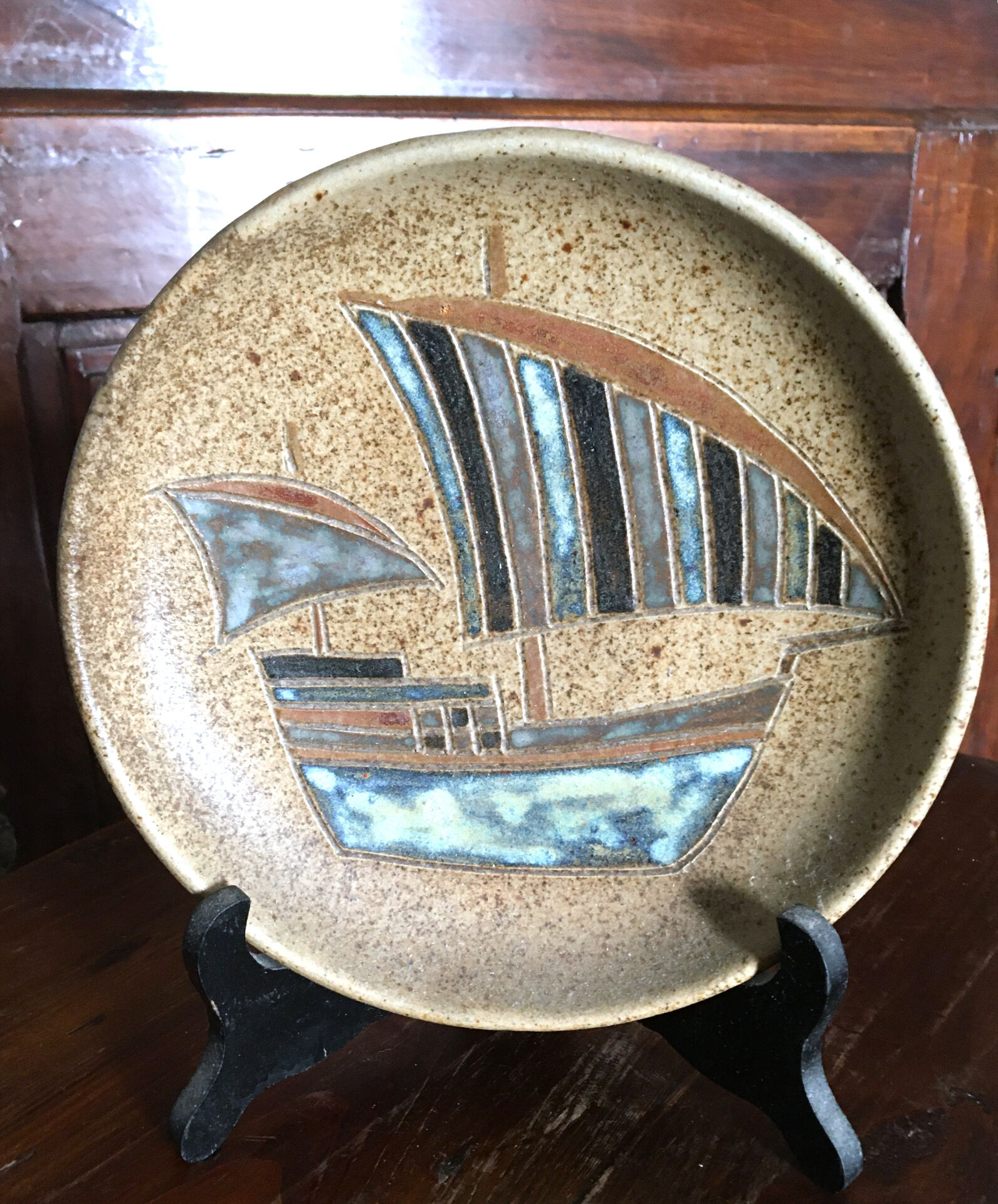 Ceramic plate from the Argonauts (Vallauris)
