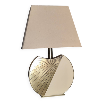 Lampe à poser vintage le dauphin croissy blanche