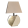 Vintage table lamp the dolphin Croissy white