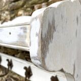 Vintage wall coat and hat rack