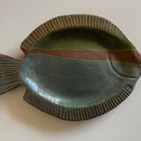 Empty fish pocket 1970s in glazed earthenware