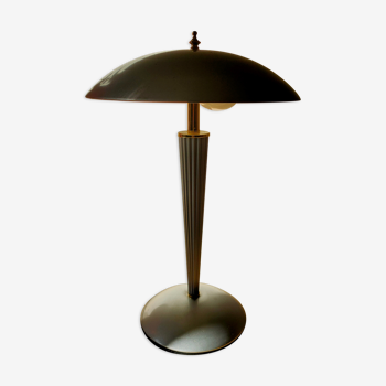Lampe champignon, métal et plastique, des années 80