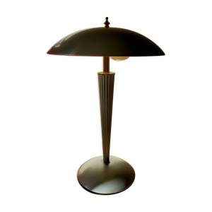 Lampe champignon, métal et plastique,