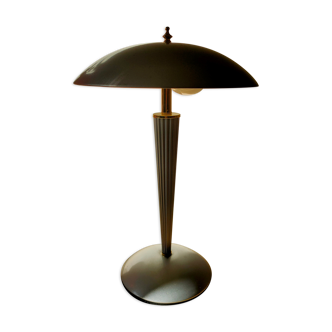 Lampe champignon, métal et plastique, des années 80