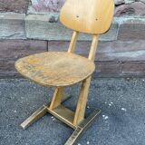 Set de 6 chaises d’école adulte Casala vintage design 1960