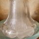 Tulipe holophane en verre