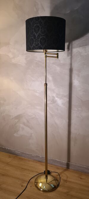 lampadaire chrome or