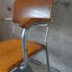 Fauteuil en bois et aluminium par Alpos, années 1970