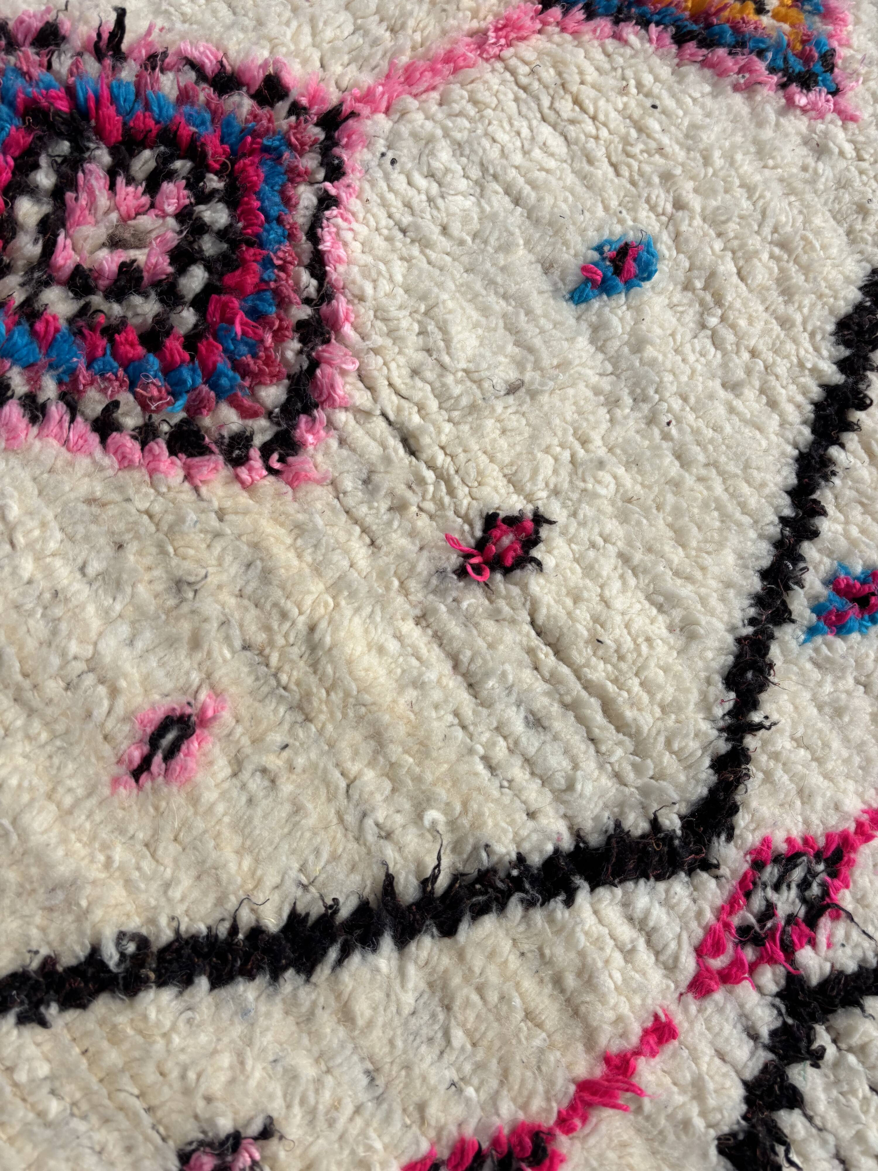 Moroccan Azilal wool rug 150x250 cm