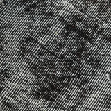 Black gray tones anatolian handmade vintage rug 260x158cm