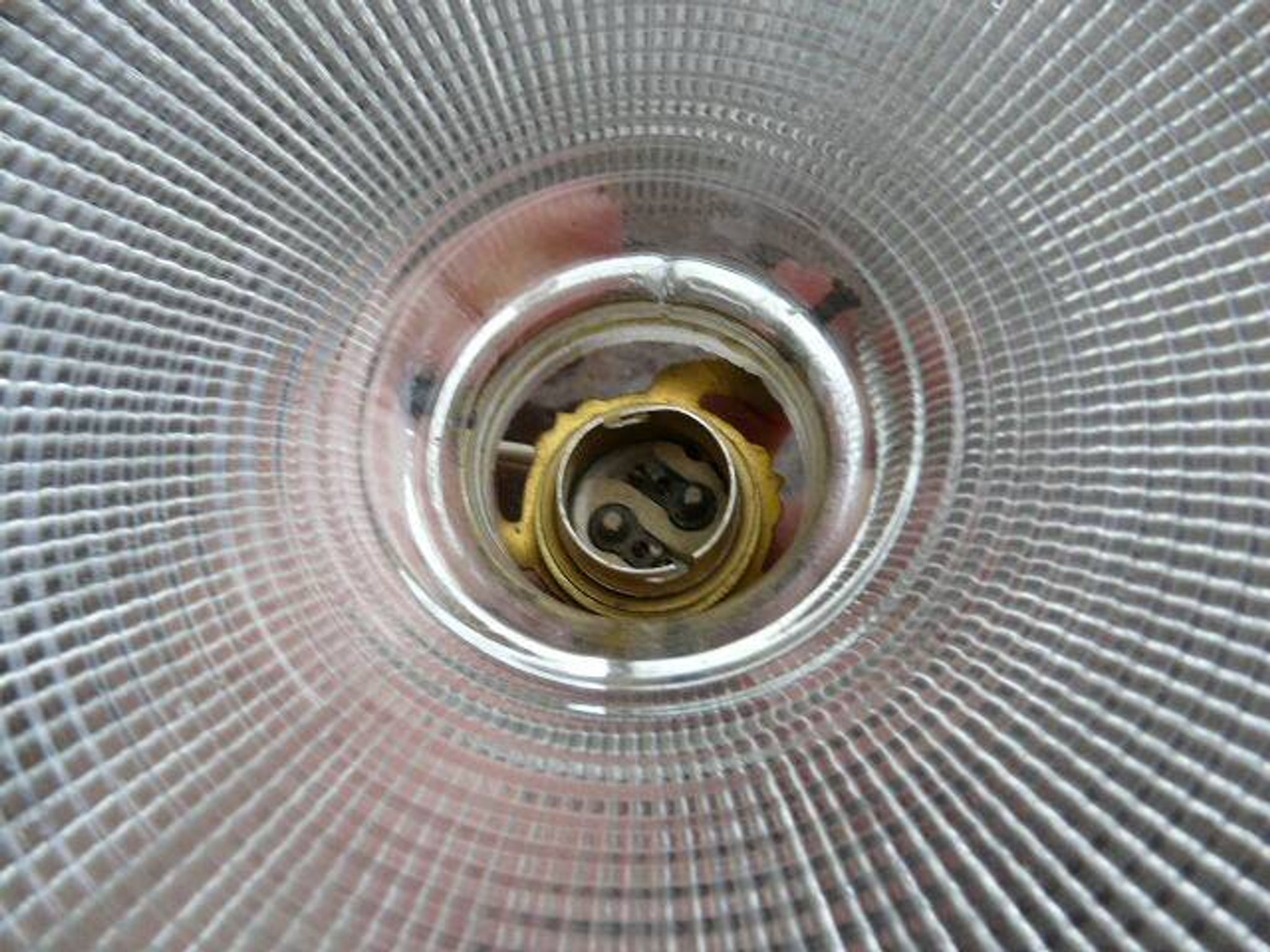 glass holophane suspension 1920