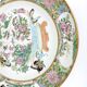 Chinese porcelain plate Canton Pink family XIX