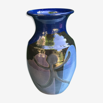 Ceramic vase signed Buxo