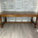 Oak farmhouse table