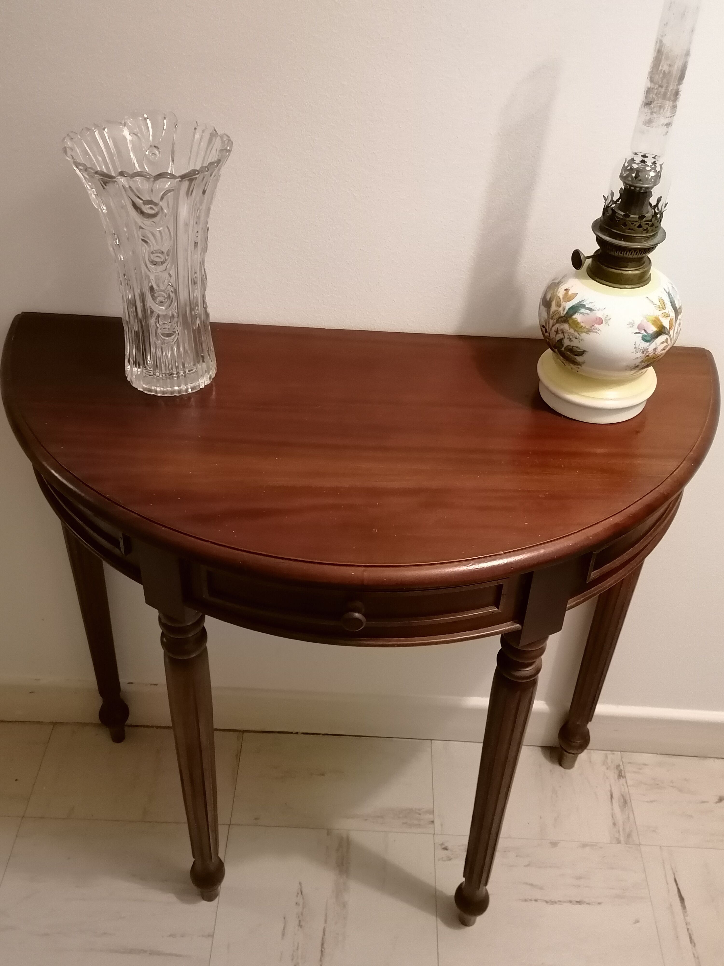 Half moon console