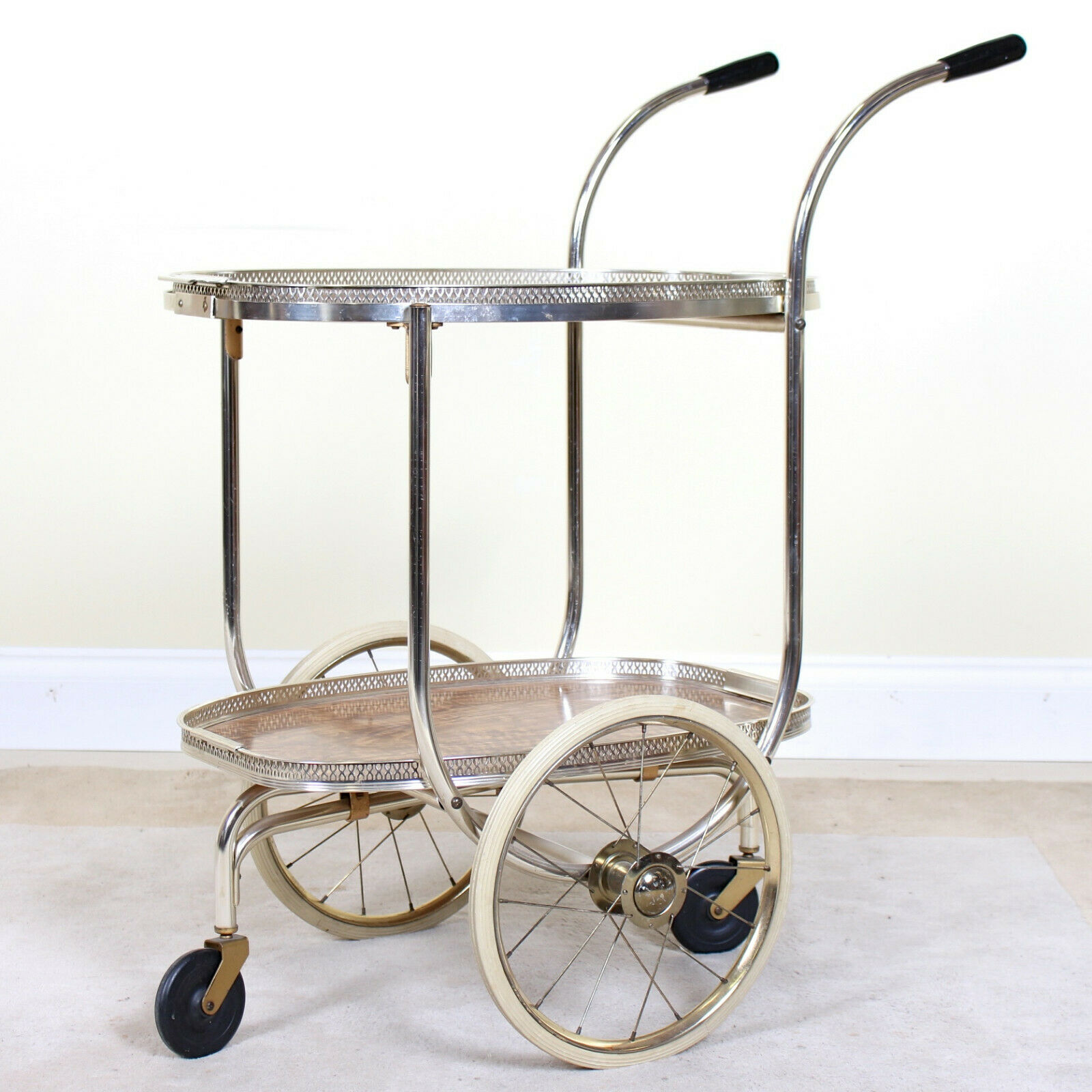 Vintage trolley with two levels