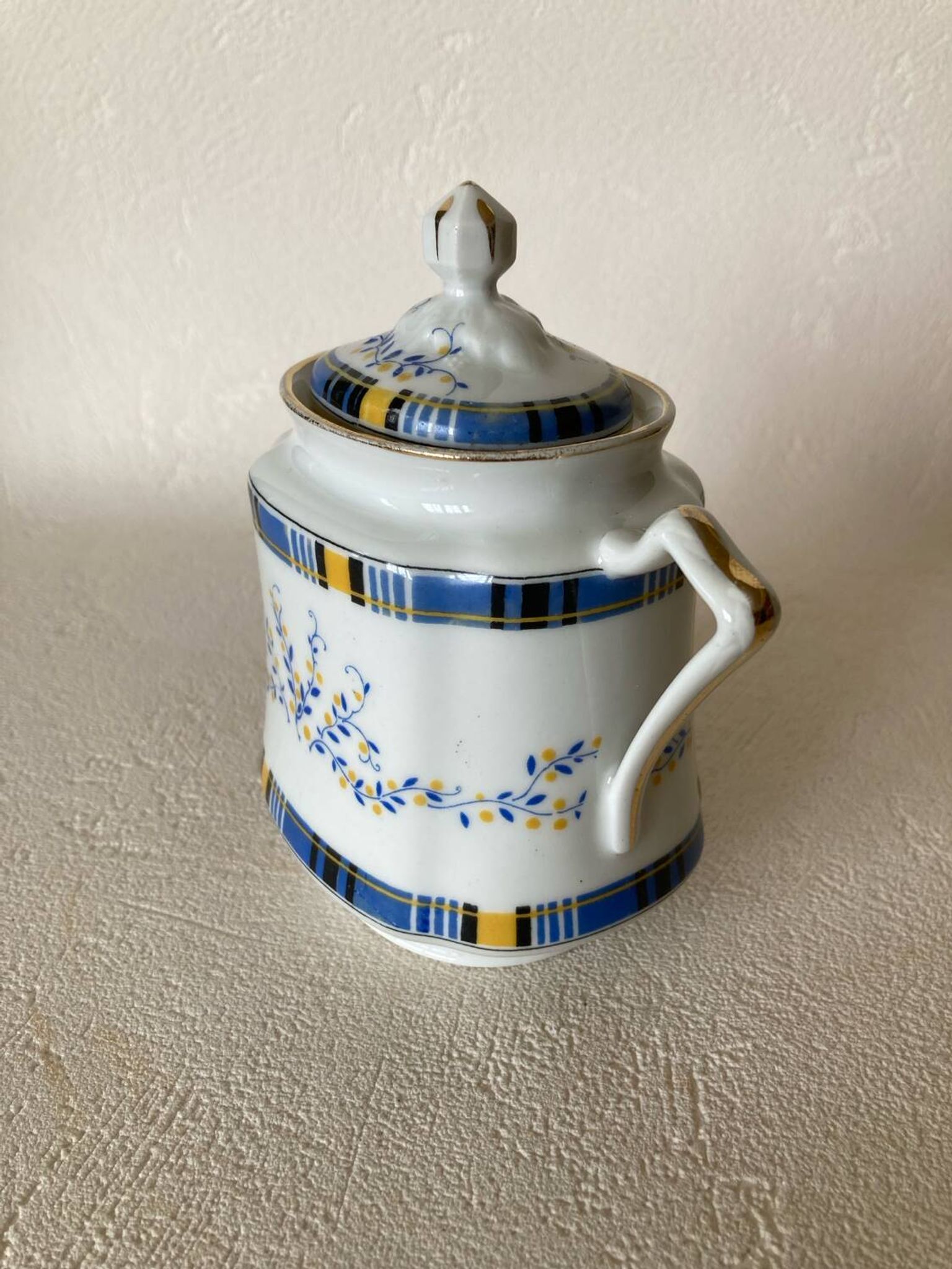 Sucrier Bernardaud ancien (B&Cie) Limoges - vers 1920