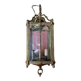 Pendant lamp 2 brass candles